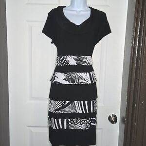 Joseph Ribkoff Elegant Black Dress SZ.12